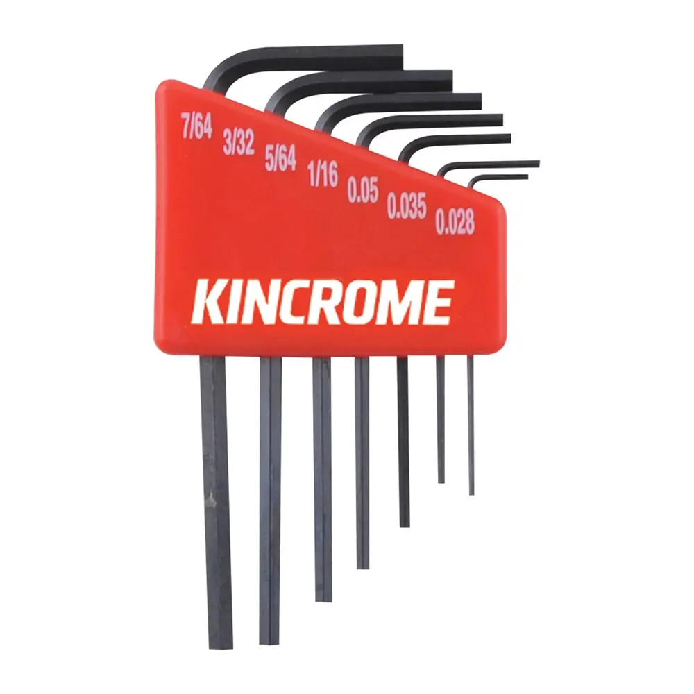 KINCROME Mini Hex Key Set Imperial - 7 Piece K5086