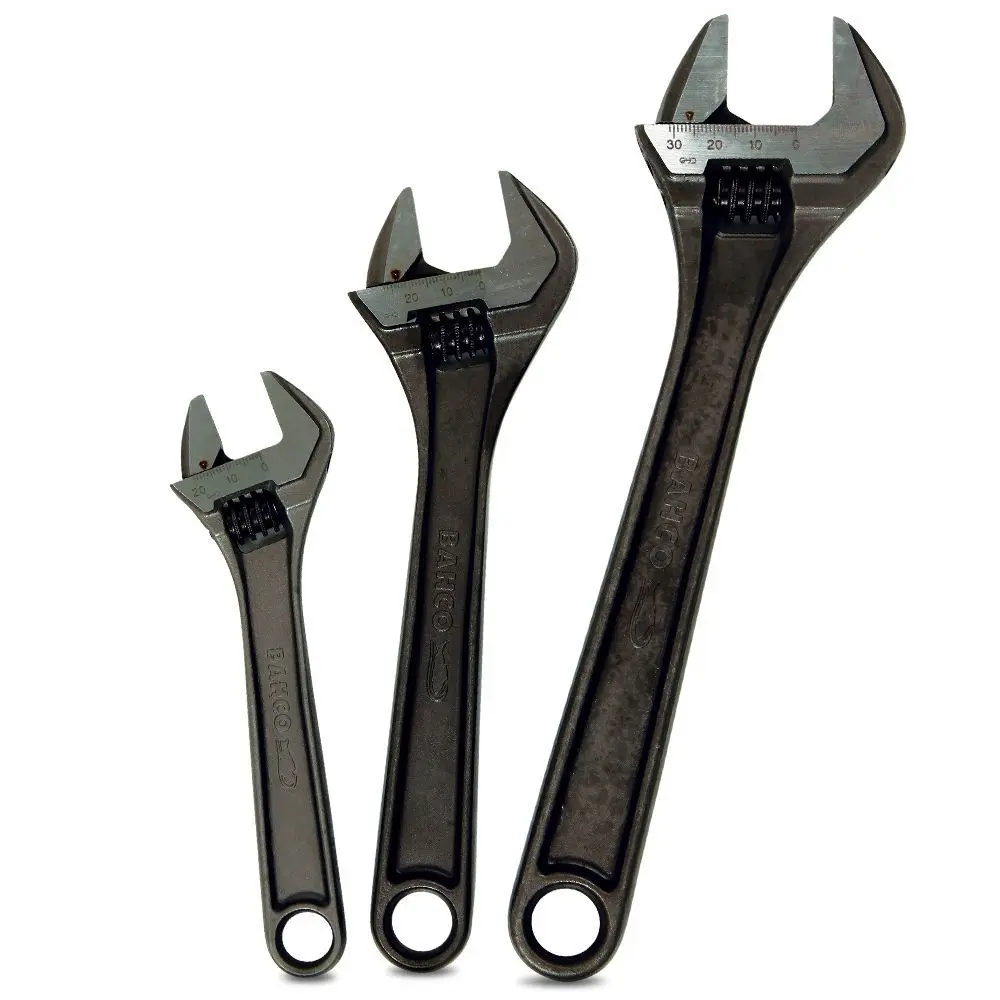 BAHCO 3 Piece Adjustable Wrench Set ADJUST3