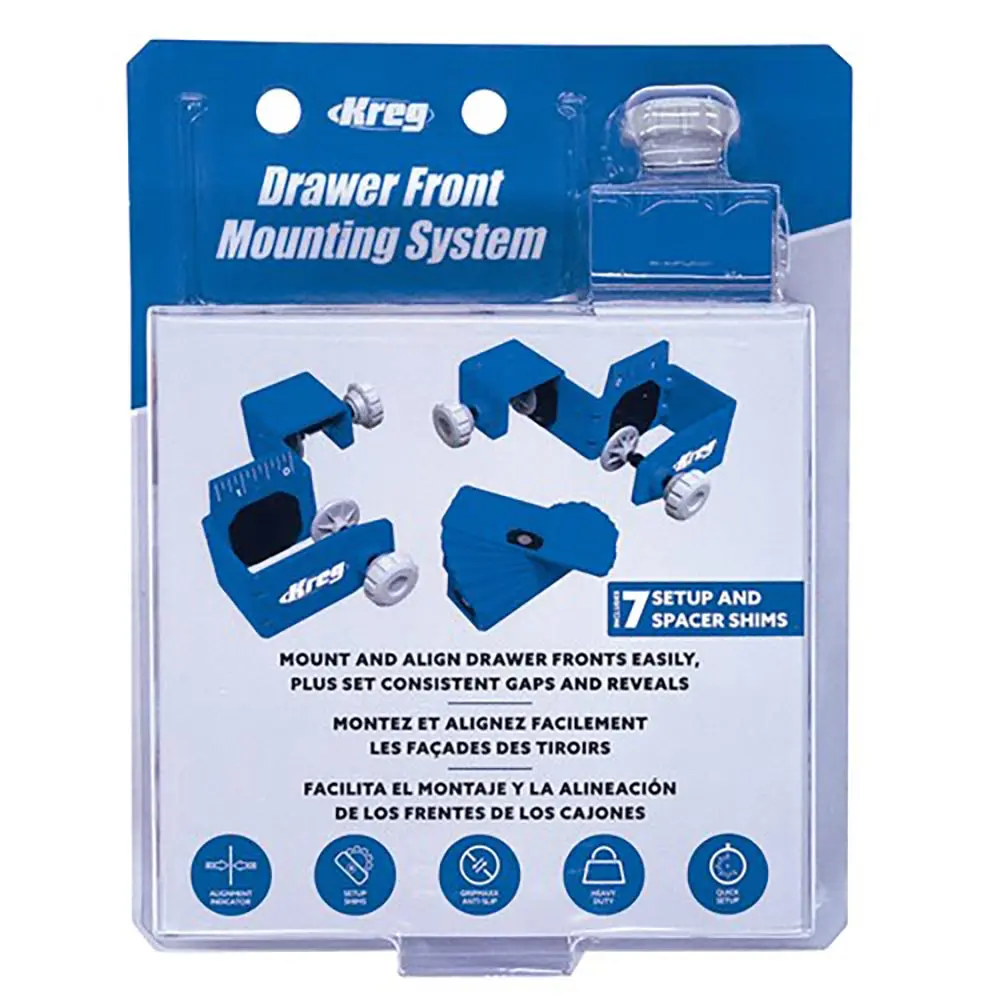 KREG Drawer Front Mounting Kit KR-KCS-DFMT-PRO