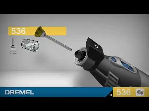 DREMEL 13mm Round Brass Brush (536-2) 2 - Piece 26150536AB