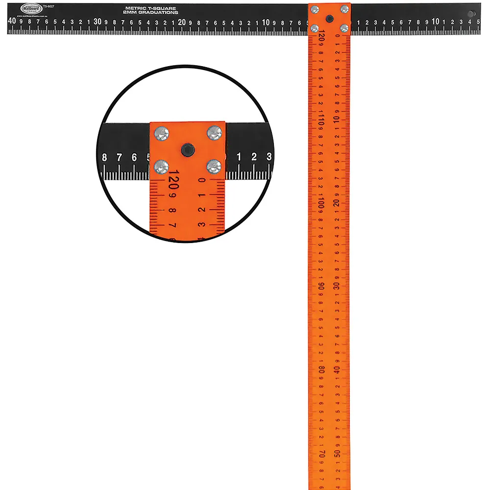 WALLBOARD 1200mm Calibrated T Square 9027