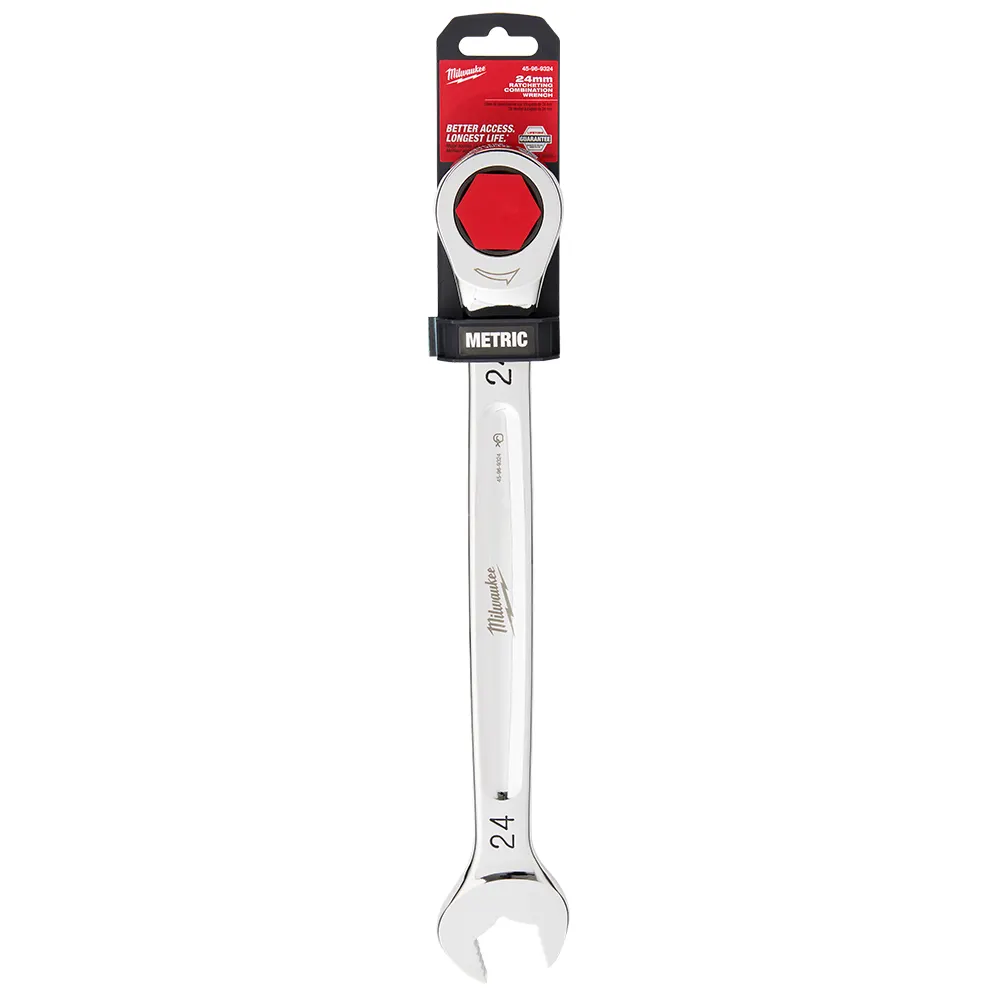 MILWAUKEE 24mm Ratcheting Combination Wrench 45969324