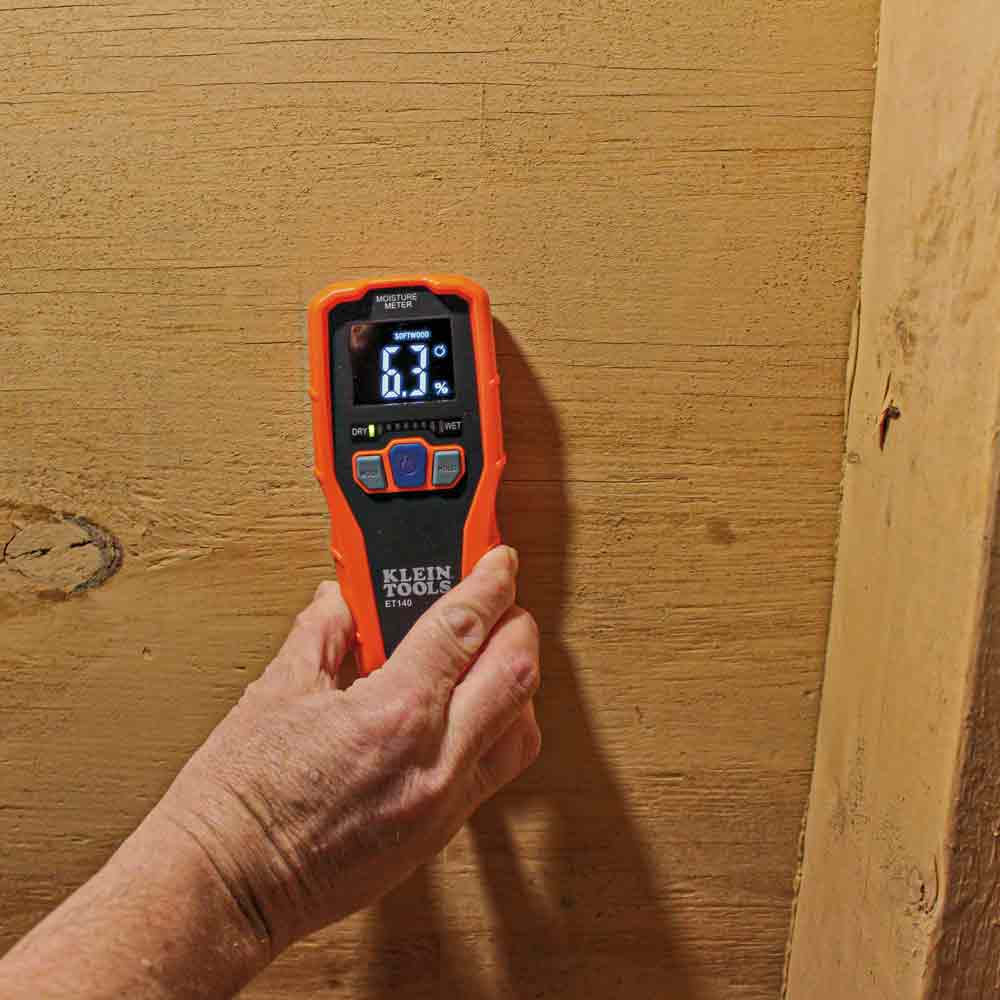 KLEIN Up to 19mm Pinless Moisture Meter A-ET140
