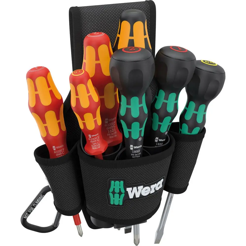 WERA Holster Belt Set 1 - 8 Piece WER136033