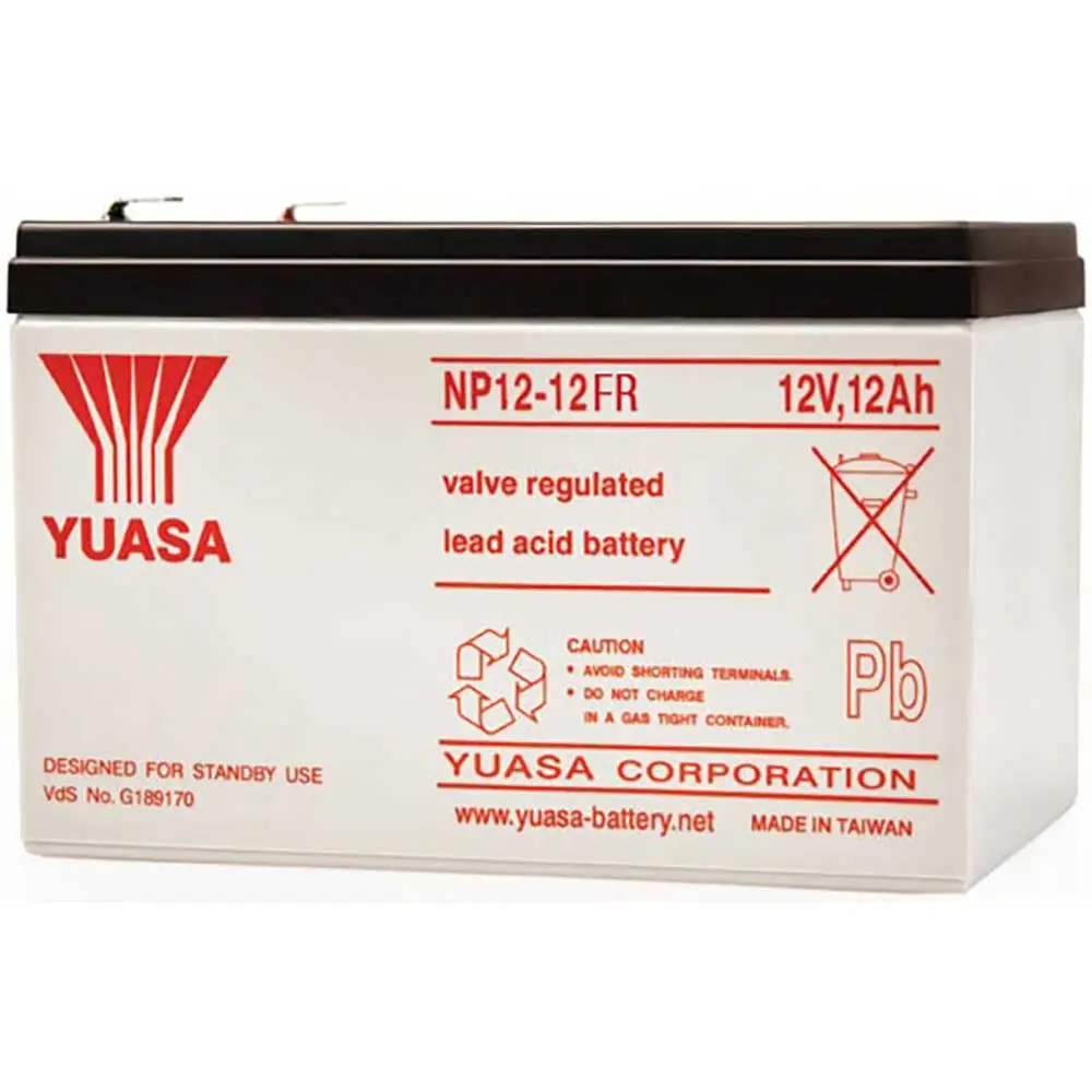 YUASA NP (VRLA) 12V 12Ah NP12-12 FR VRLA Car Battery 175004