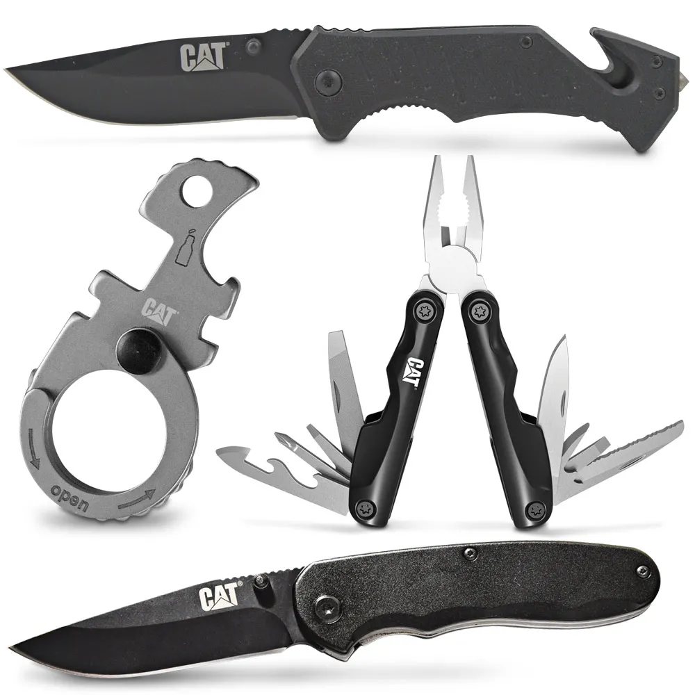 CAT 4 Piece Multi-Tool Knife Set 980103