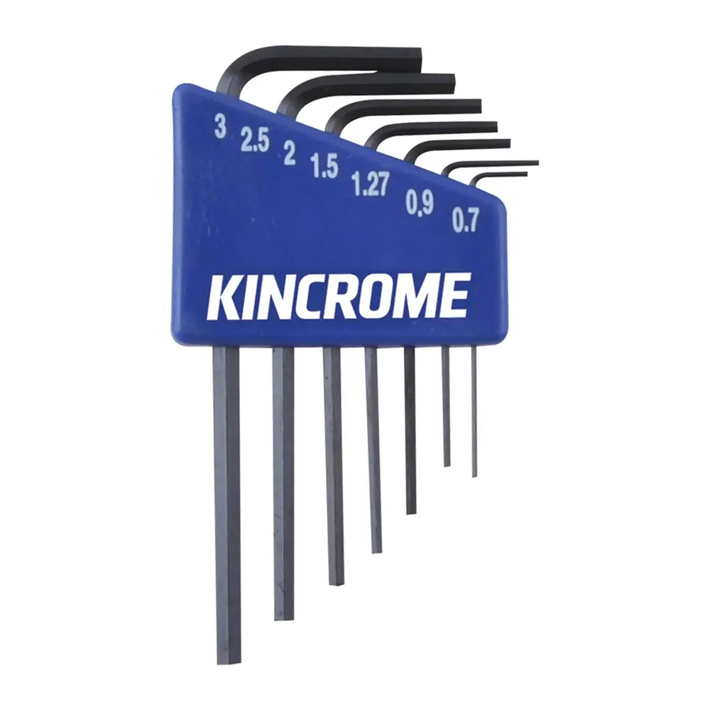 KINCROME Mini Hex Key Set Metric - 7 Piece K5085