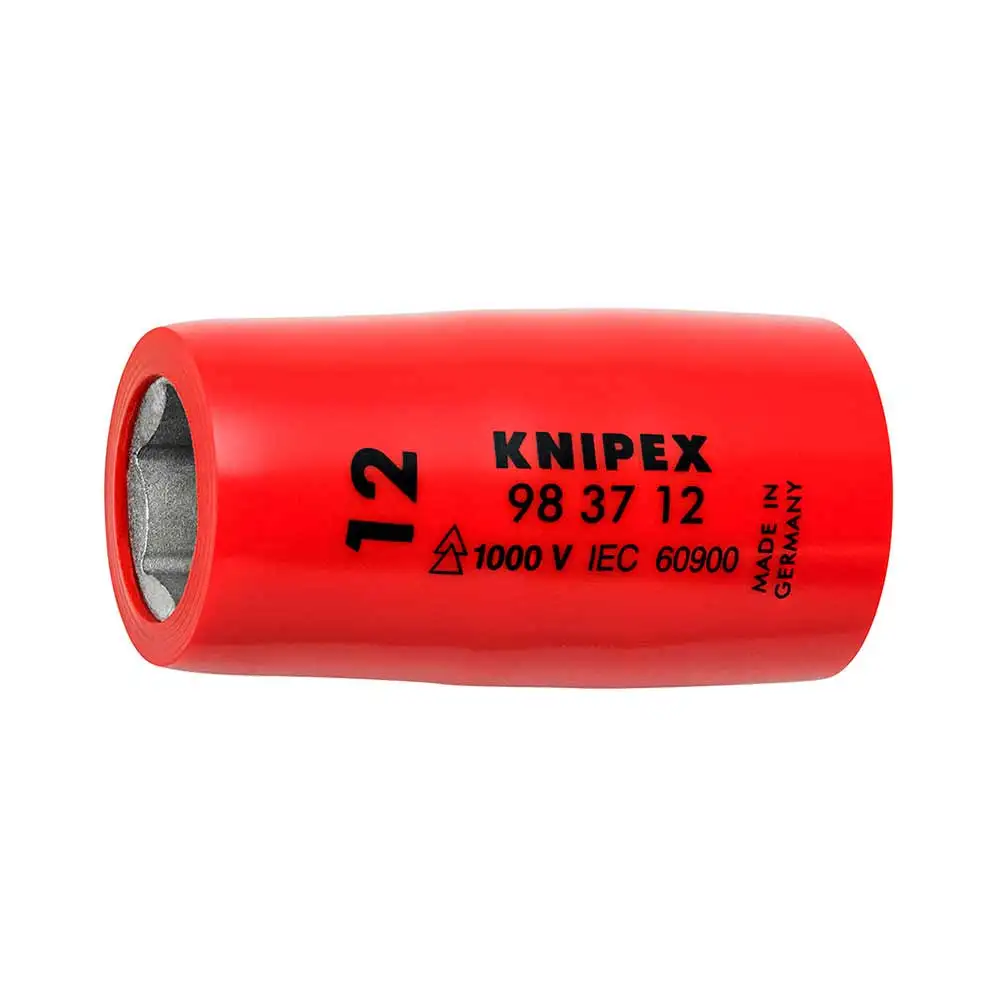 KNIPEX 12mm 3/8inch 1000V- Drive Insulated Hex Socket 983712