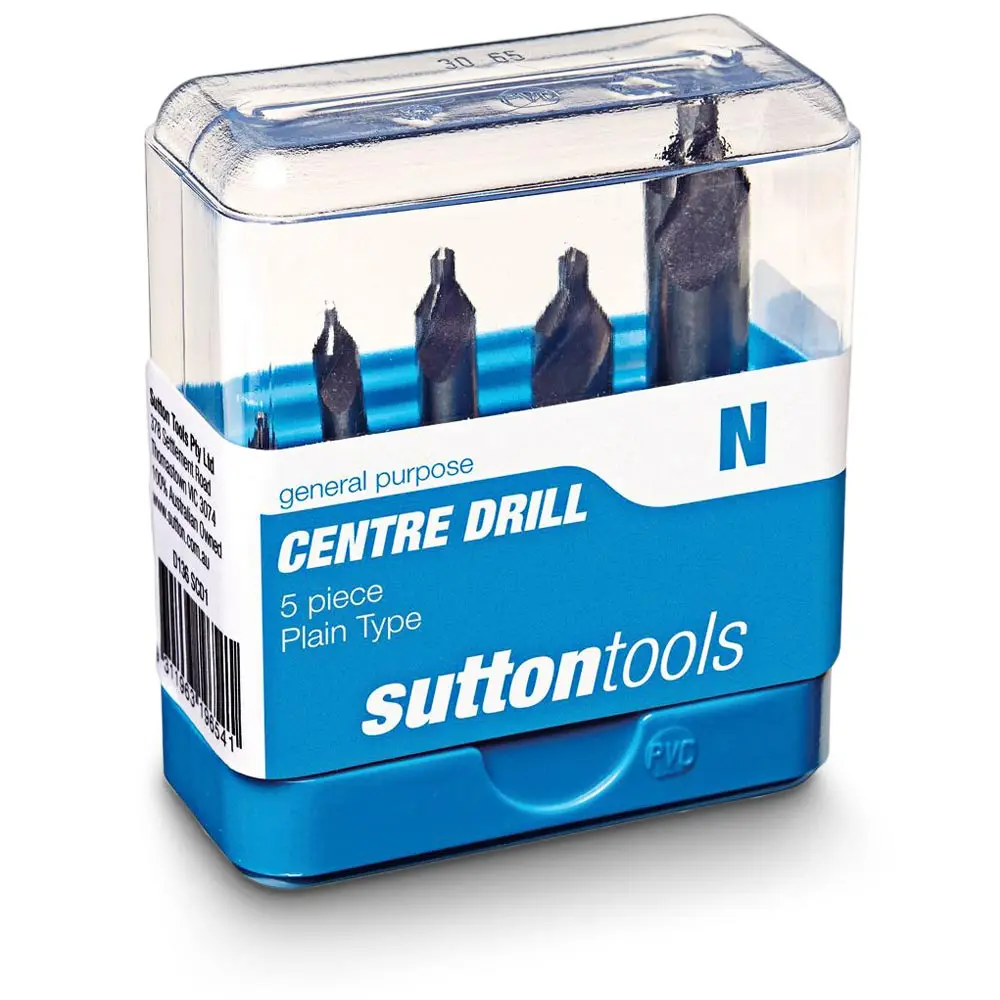 SUTTON No.1-5 HSS Centre Drill Bit Set - 5 Piece