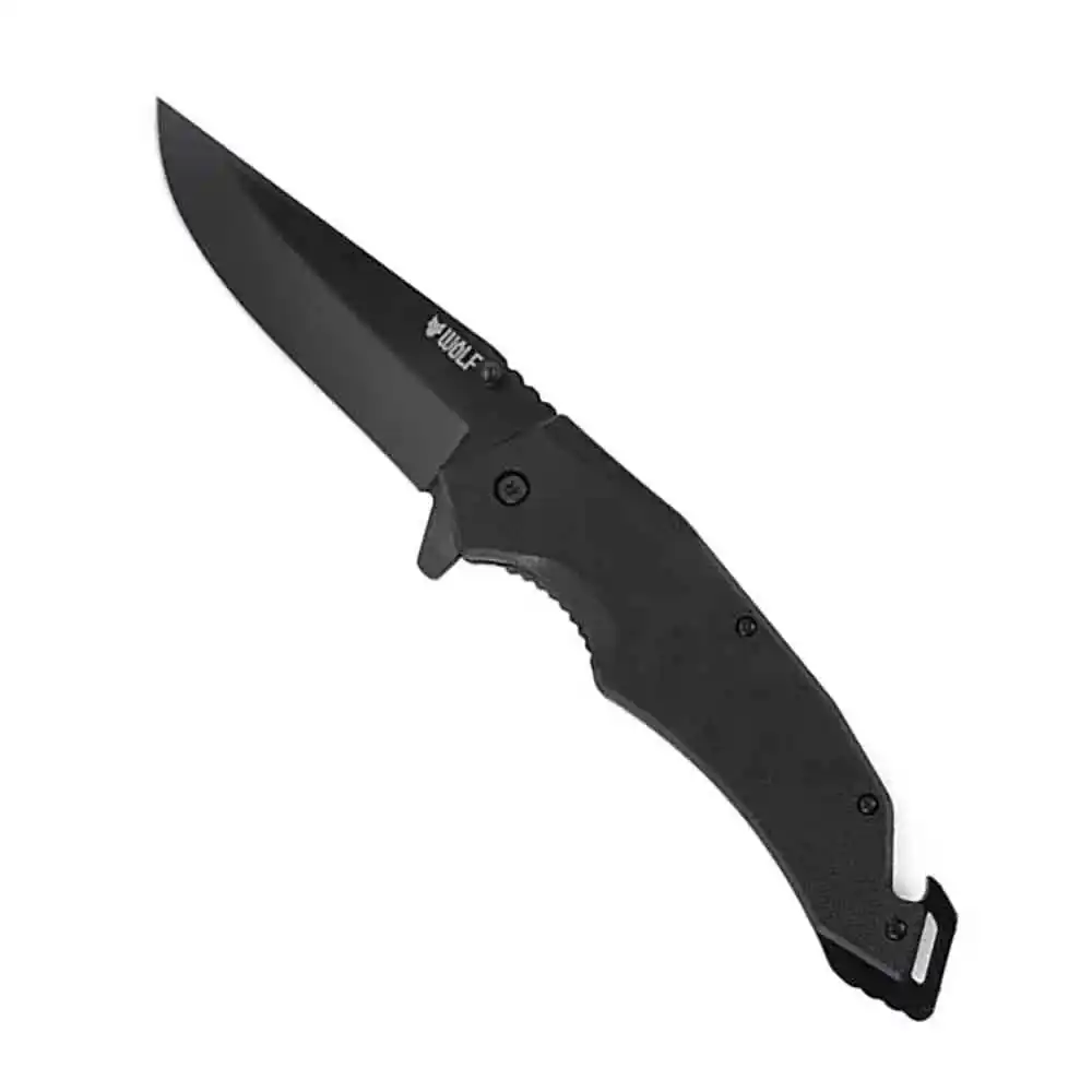 WOLF Large 100mm Folding Knife w/ Bottle Opener Handle WFK100