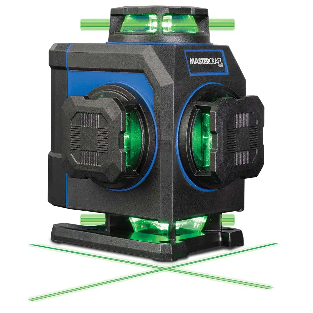 MASTERCRAFT 4 x 360Deg 2H2V Multiline Level Laser MAS4DL