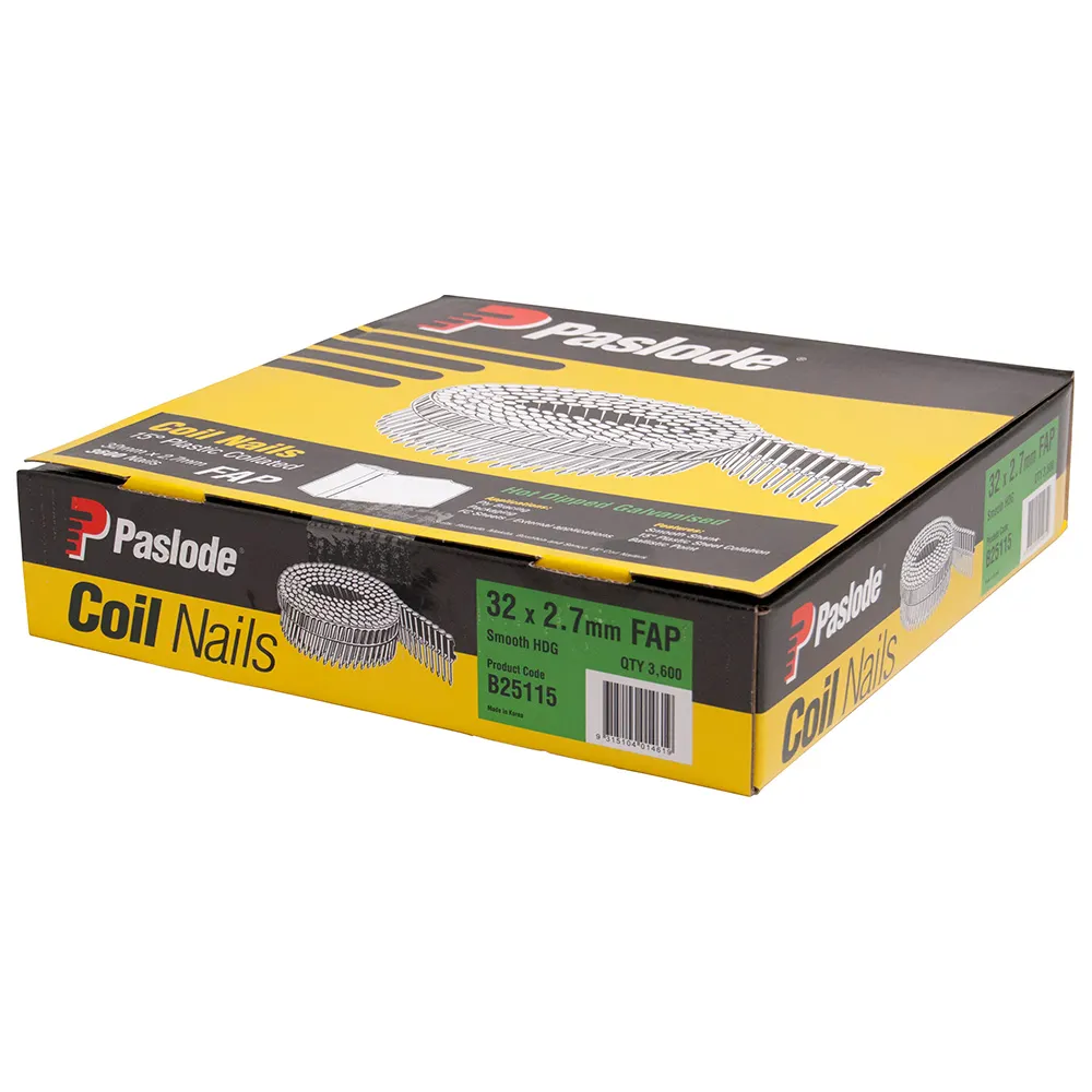 PASLODE 32mm Collated Plastic Sheet Nails 3600 Pack B25115