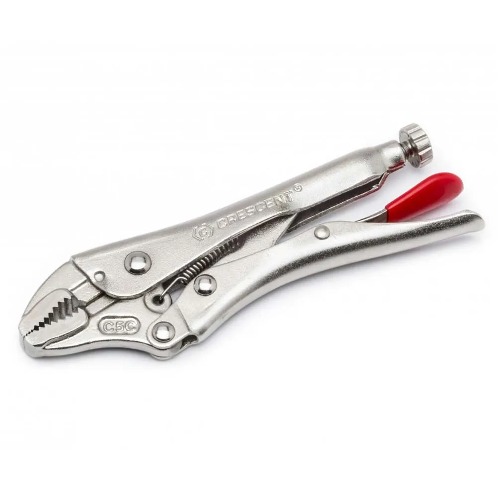 CRESCENT 130MM/5" Curved Jaw Locking Pliers With Wire Cutter C5CVN-08