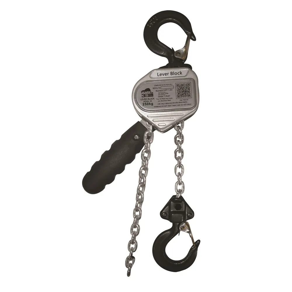 BEAVER Lever Block 3S 250kg 1.5m Gunmetal