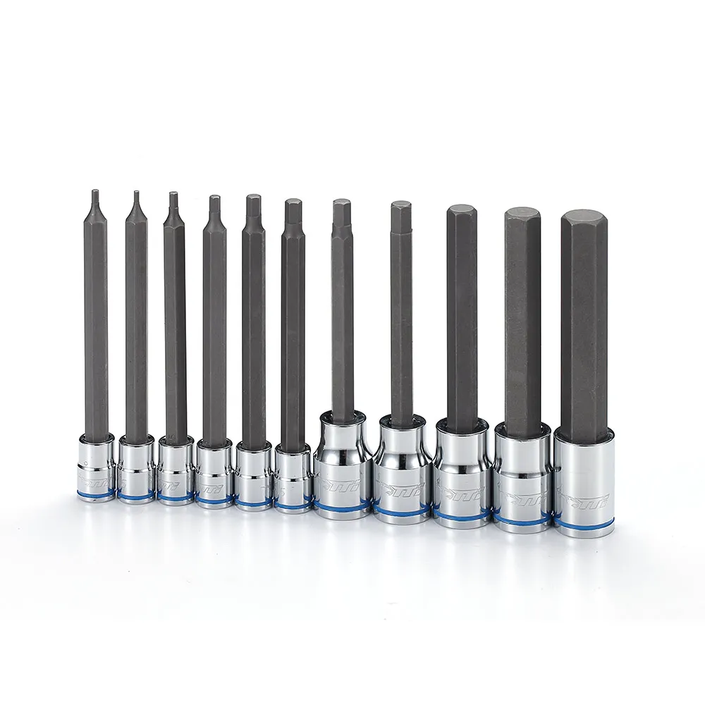 TTI 11 Piece 1/4inch & 3/8inch Dr Metric Inhex Socket Set TIHVS112