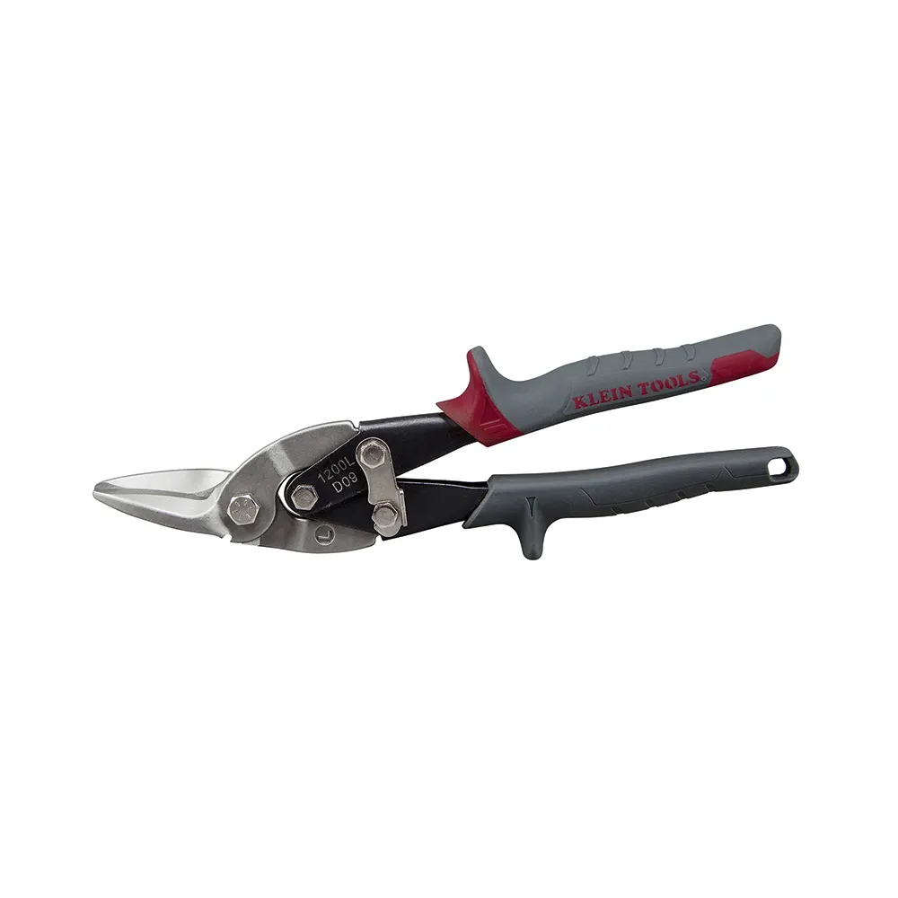 KLEIN 256mm Left Aviation Snips with Wire Cutter A-1200L