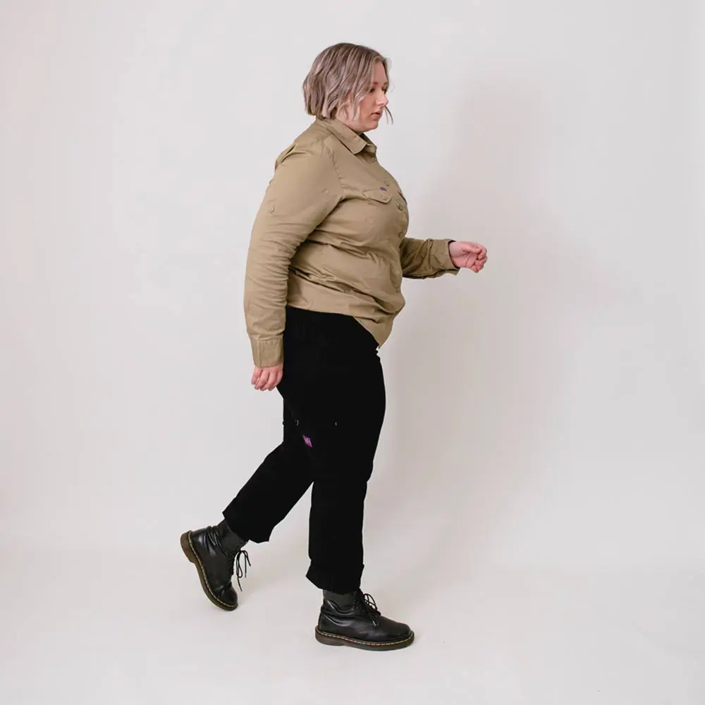 GREEN HIP Mid Rise Pants Give Cargo Black P-GCAR-BLK 06