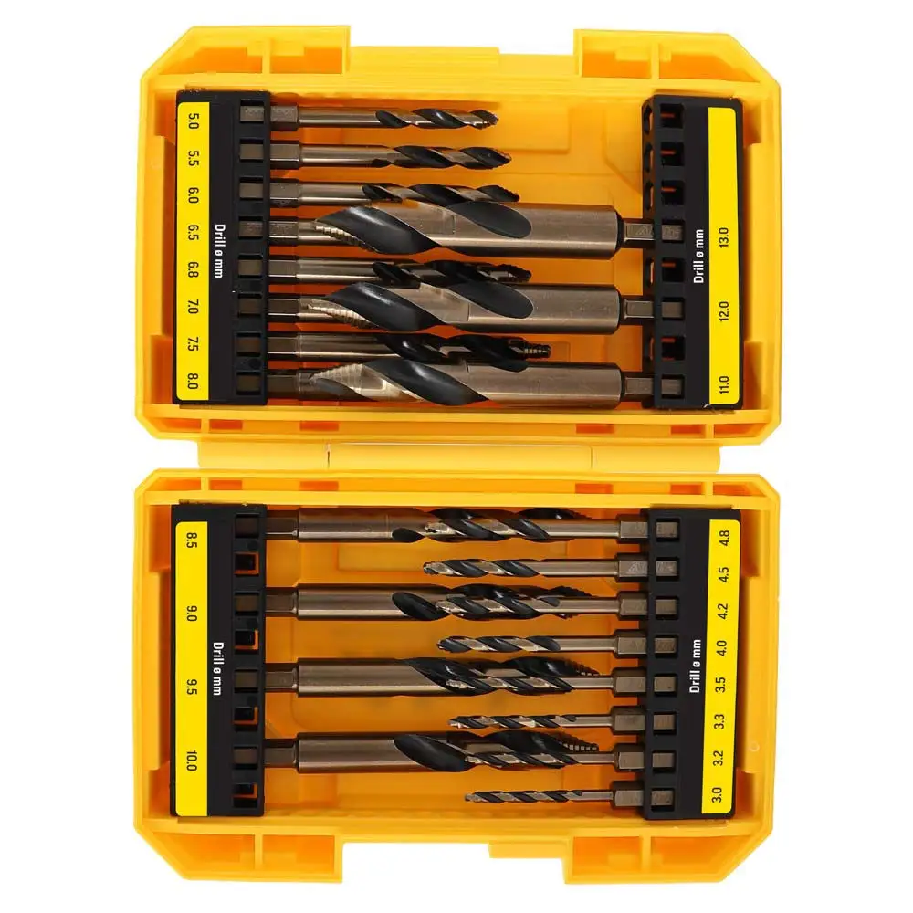 ALPHA 3-13mm 1/4-HX ONSITE+ Step Tip Drill Bit Set - 23 Piece SM23ST