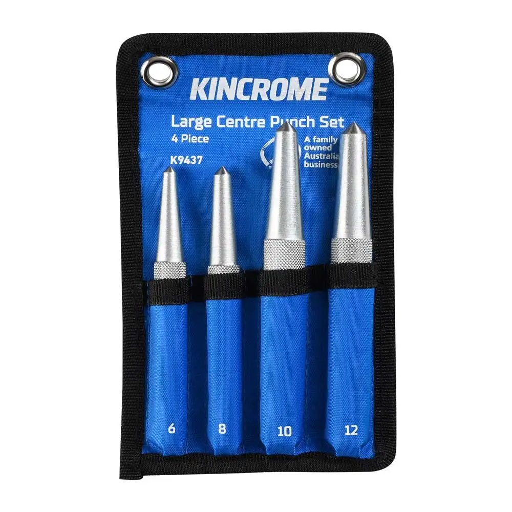 KINCROME 4 Piece 6-12mm Centre Punch Set K9437