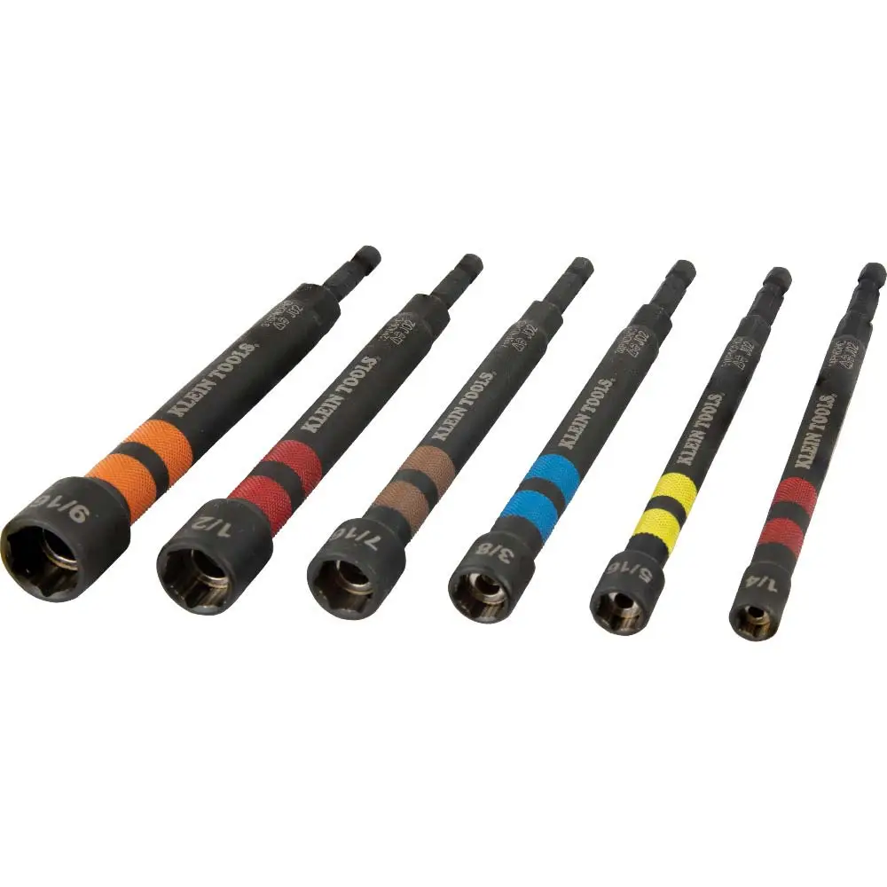 KLEIN Impact Rated Nutsetter Ratcheting Screwdriver Set - 7 Piece A-32950