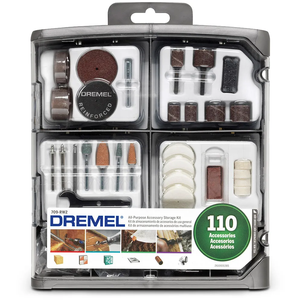 DREMEL 709-02 Rotary Tool Accessory Set General Purpose - 110 Piece