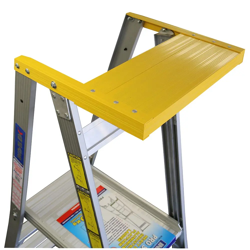 INDALEX Platform Ladder Heavy Duty Top Shelf PROPHDTS