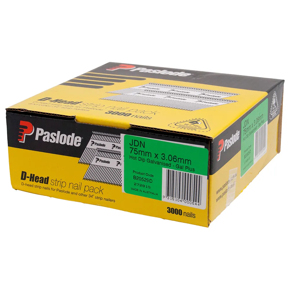 PASLODE 75mm Framing Nails 3000 Pack B20529D
