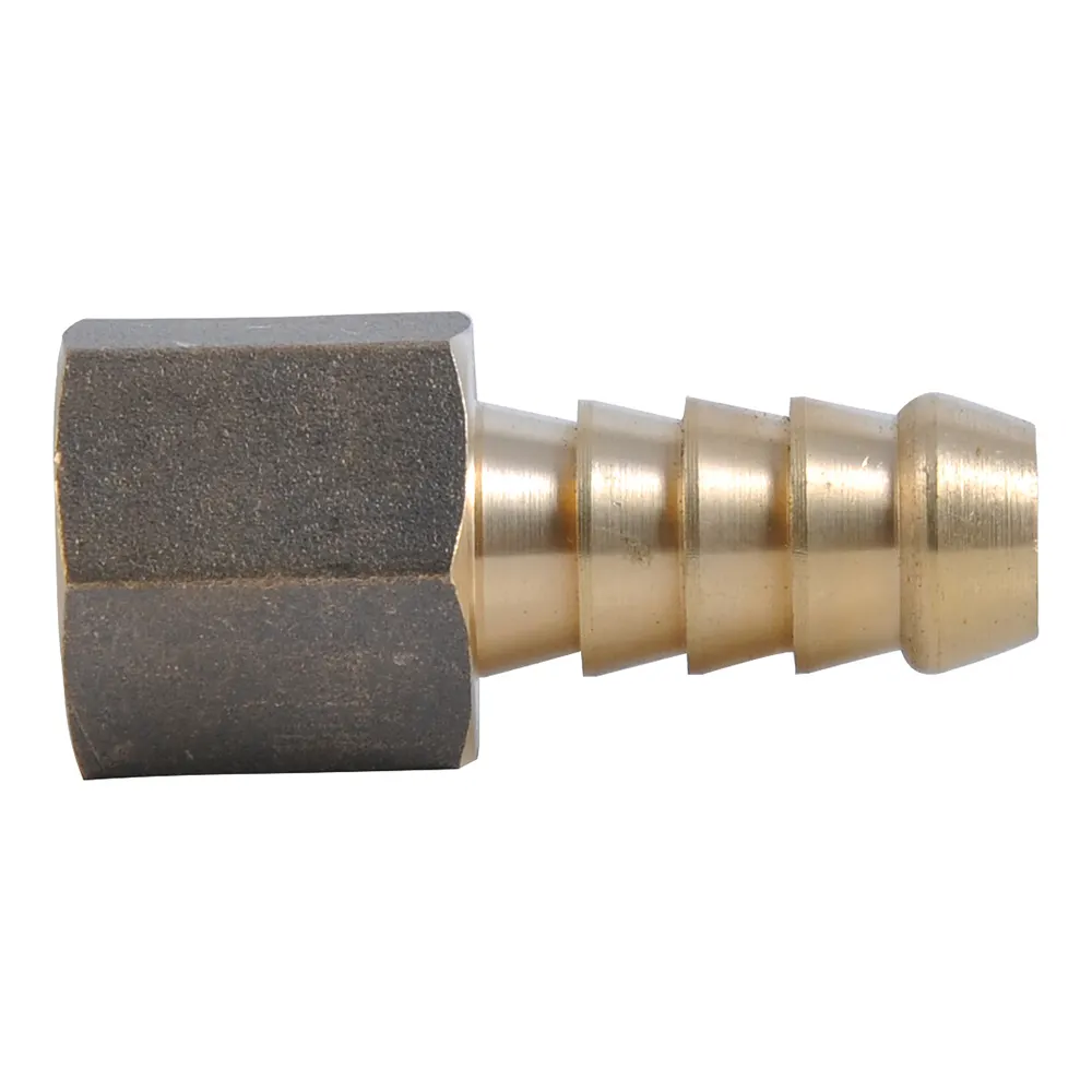 SONSBEEK TAILPIECE 1/2inch BARB 2PK 3/8inch BSP FEMALE, BRASS, CARDED