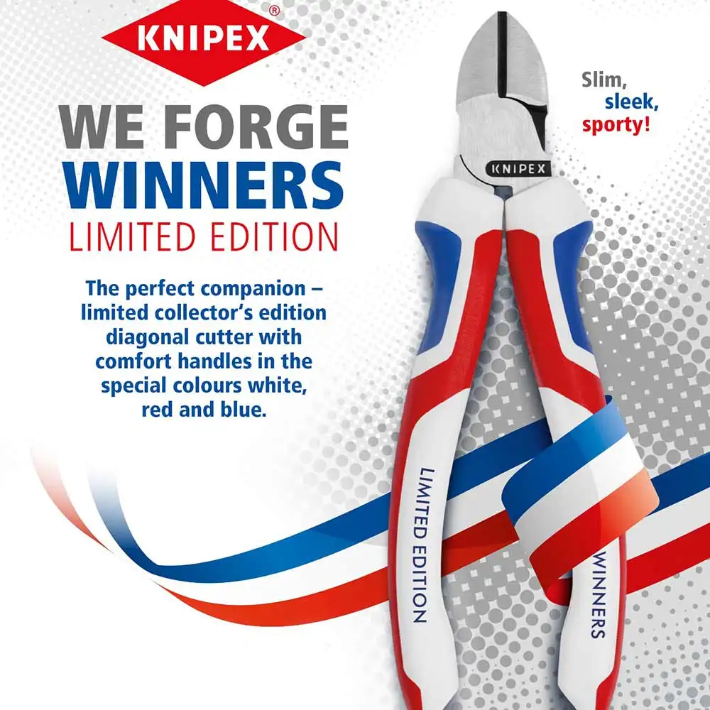 KNIPEX 160mm We Forge Winners Edition Diagonal Cutter Plier 7002160s7