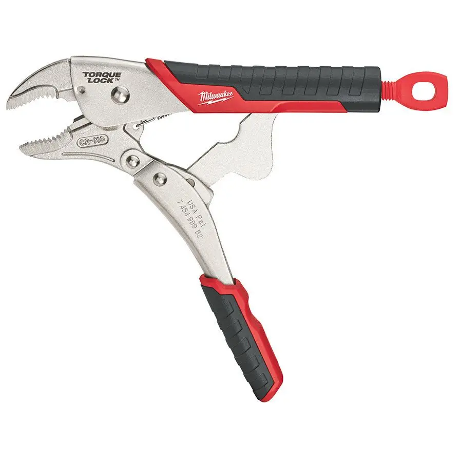 MILWAUKEE Torque Lock 250mm Curved Jaw Soft Grip Locking Plier 48223410
