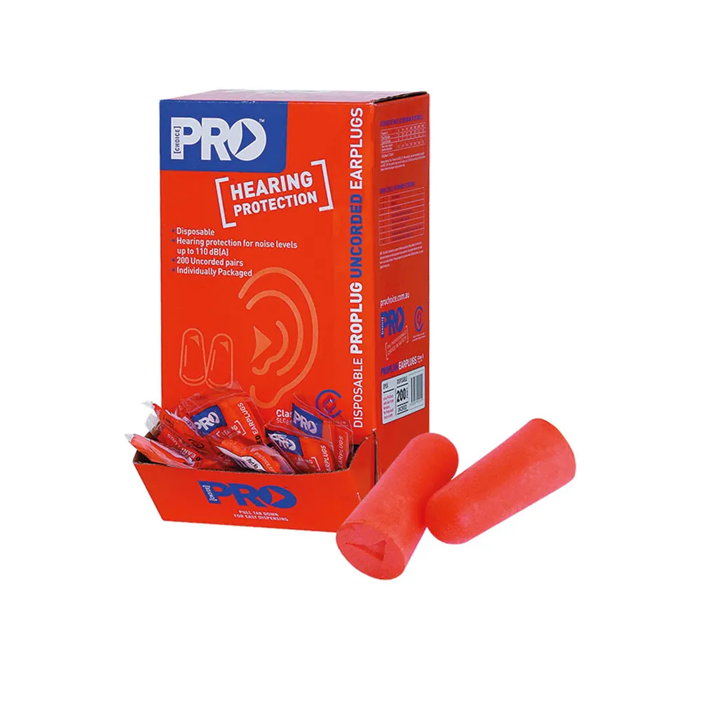 PROCHOICE 200 Pack Probullet Disposable Earplugs EPOU