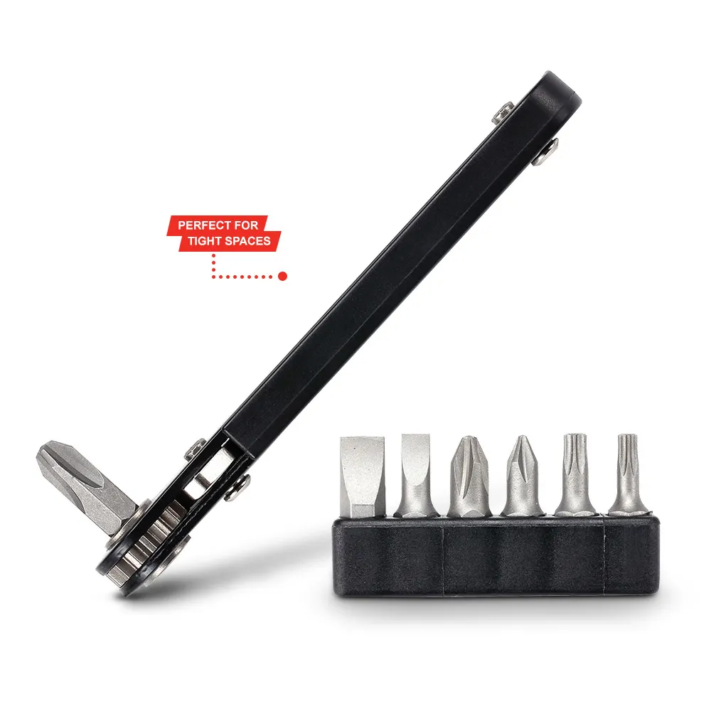 TTI 8 Piece Offset Ratcheting Screwdriver Set AV002NR