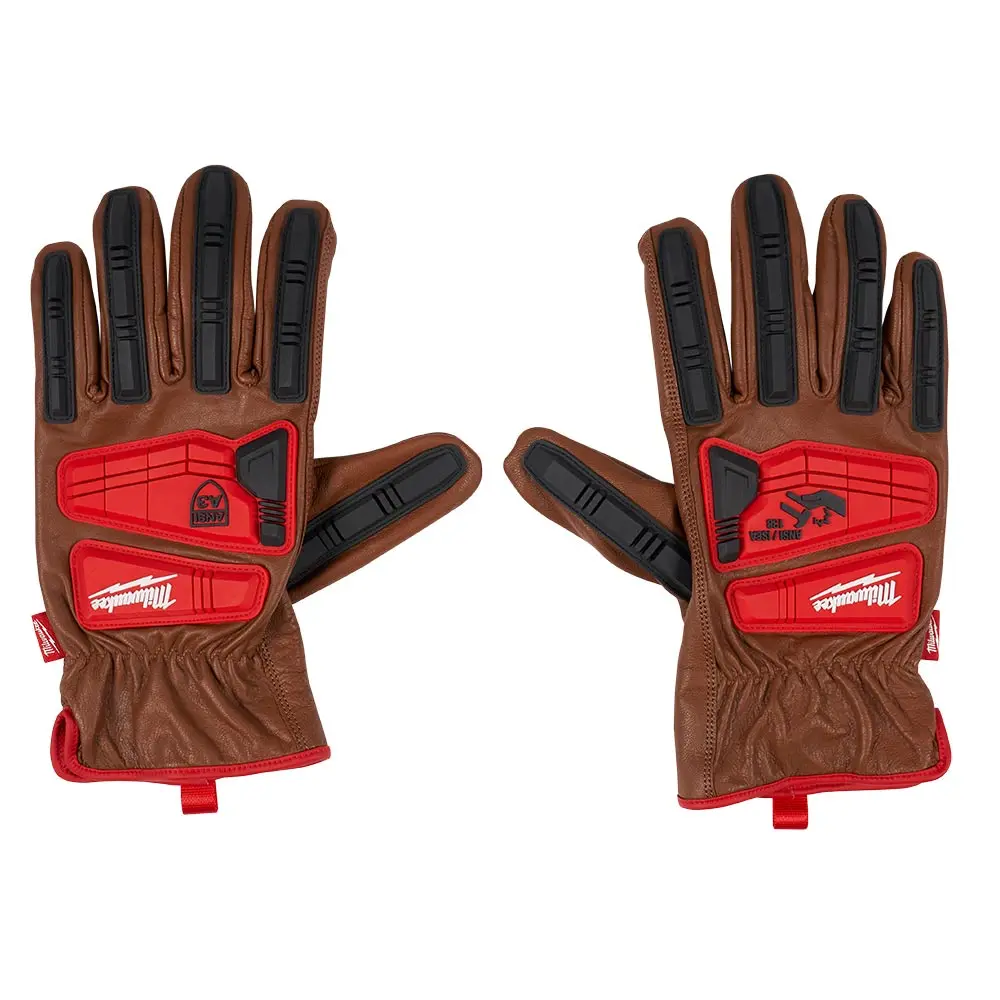 MILWAUKEE Impact Cut Level 3 Leather Gloves 48228771