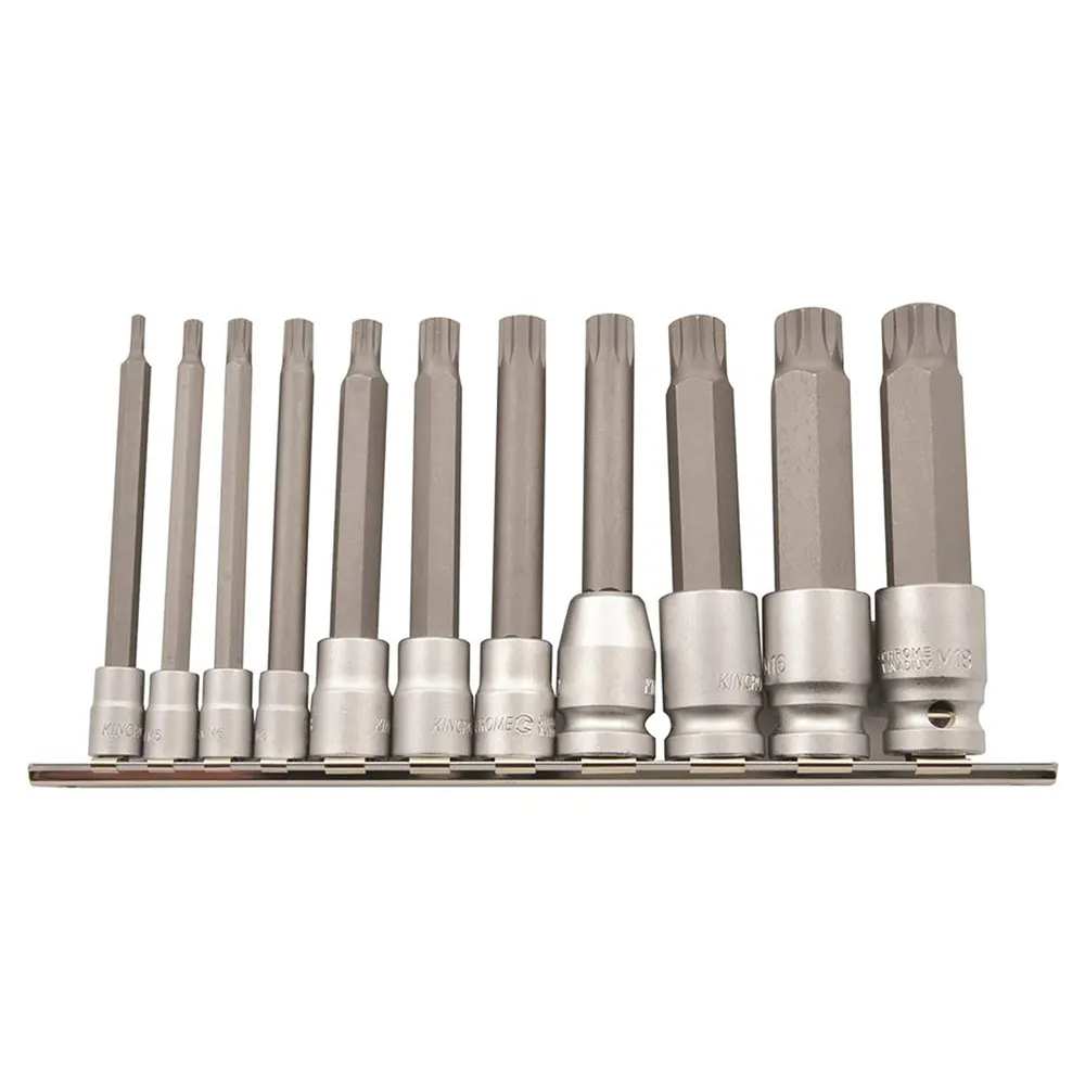 KINCROME 100mm 1/4"-3/8" Spline Socket Set - 11 Piece K5227