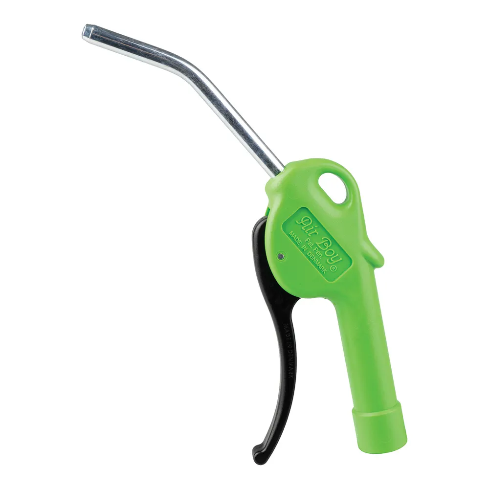 AIR BOY Bent Pipe Blow Gun Green  124140101C-GRE