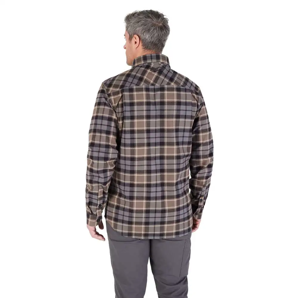 MILWAUKEE Gridiron Flannel Shirt Grey