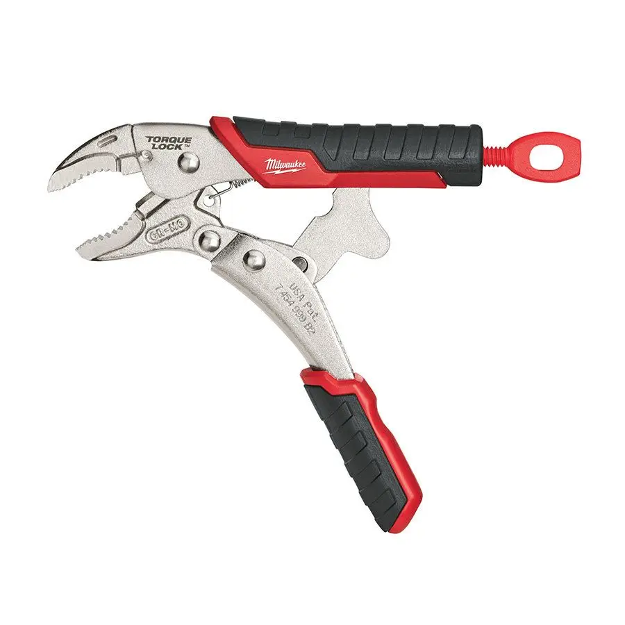 MILWAUKEE Torque Lock 125mm Soft Grip Curved Jaw Locking Plier 48223405