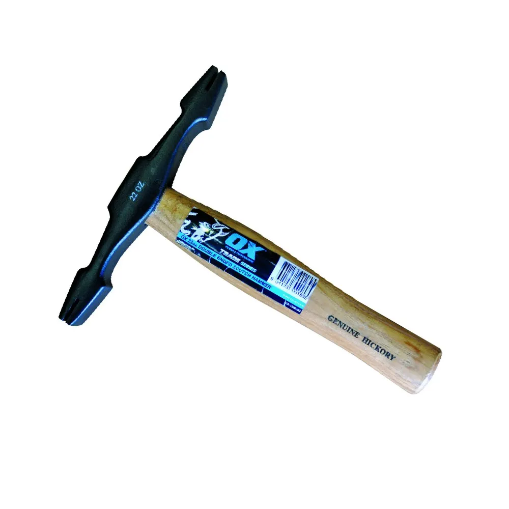 OX Professional 22oz Double Ended Scutch Hammer-wooden OX-P080522