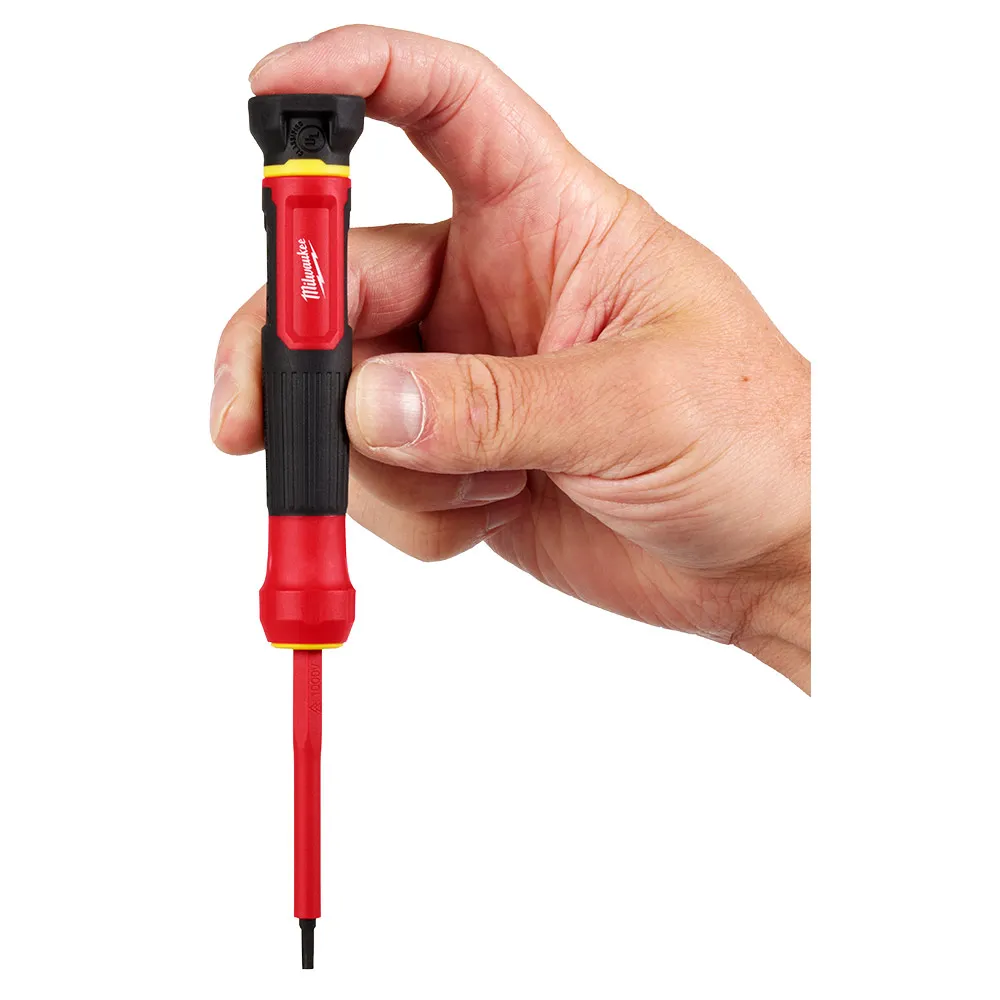 MILWAUKEE 8-in-1 1000v Insulated Precision Multi-Bit Screwdriver 48222217