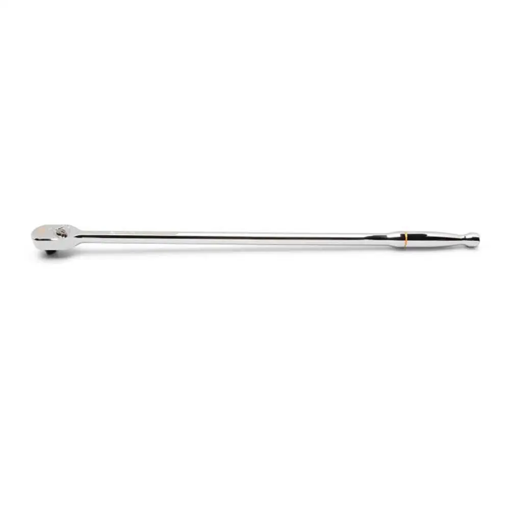 GEARWRENCH 1/2inch Drive 120XP Full Polish Chrome Extra Long Handle Teardrop Ratchet 81364XP