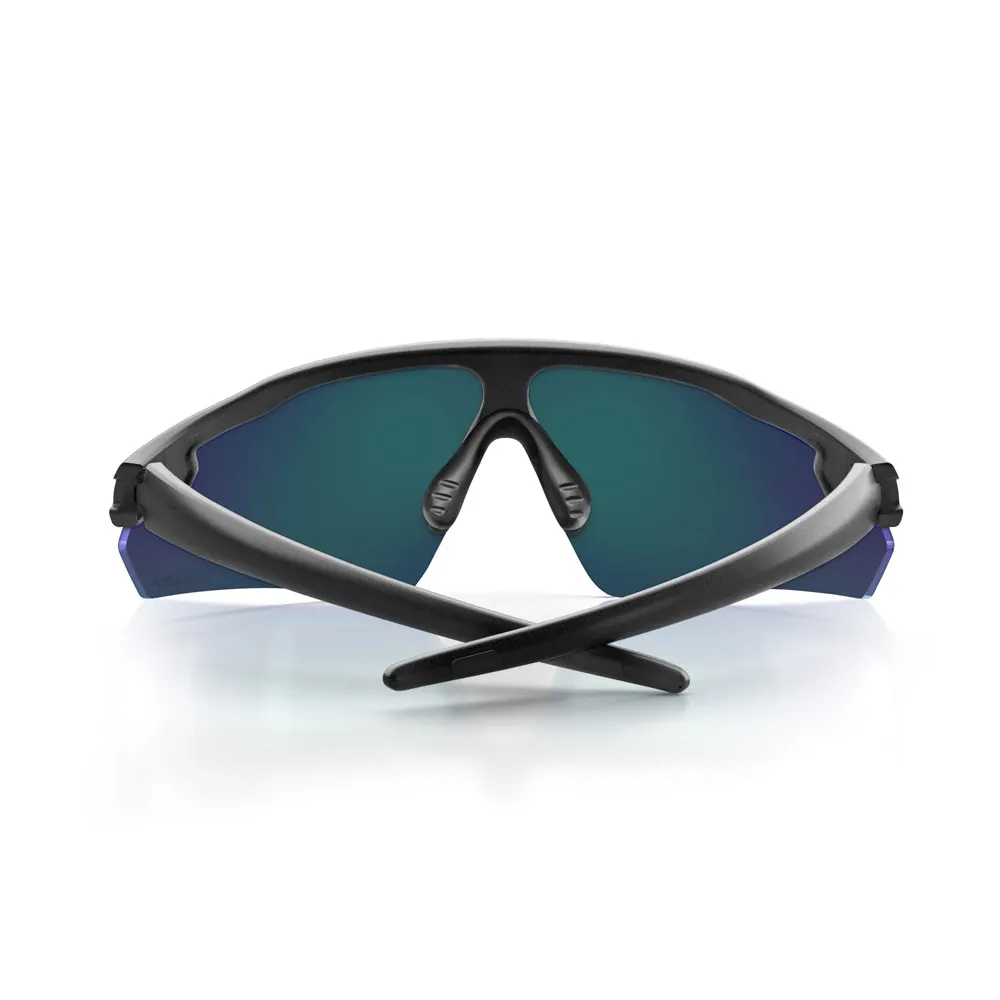 SAFESTYLE Phantoms Matte Black Frame Reflectors Blue Lens PHMBBT100