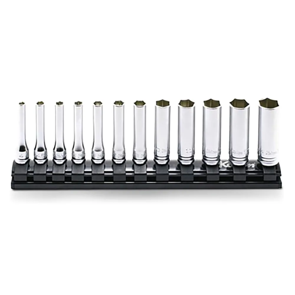 KOKEN 4-14mm 1/4" Drive Z Series Socket Set - 12 Piece KORS2300MZ/12