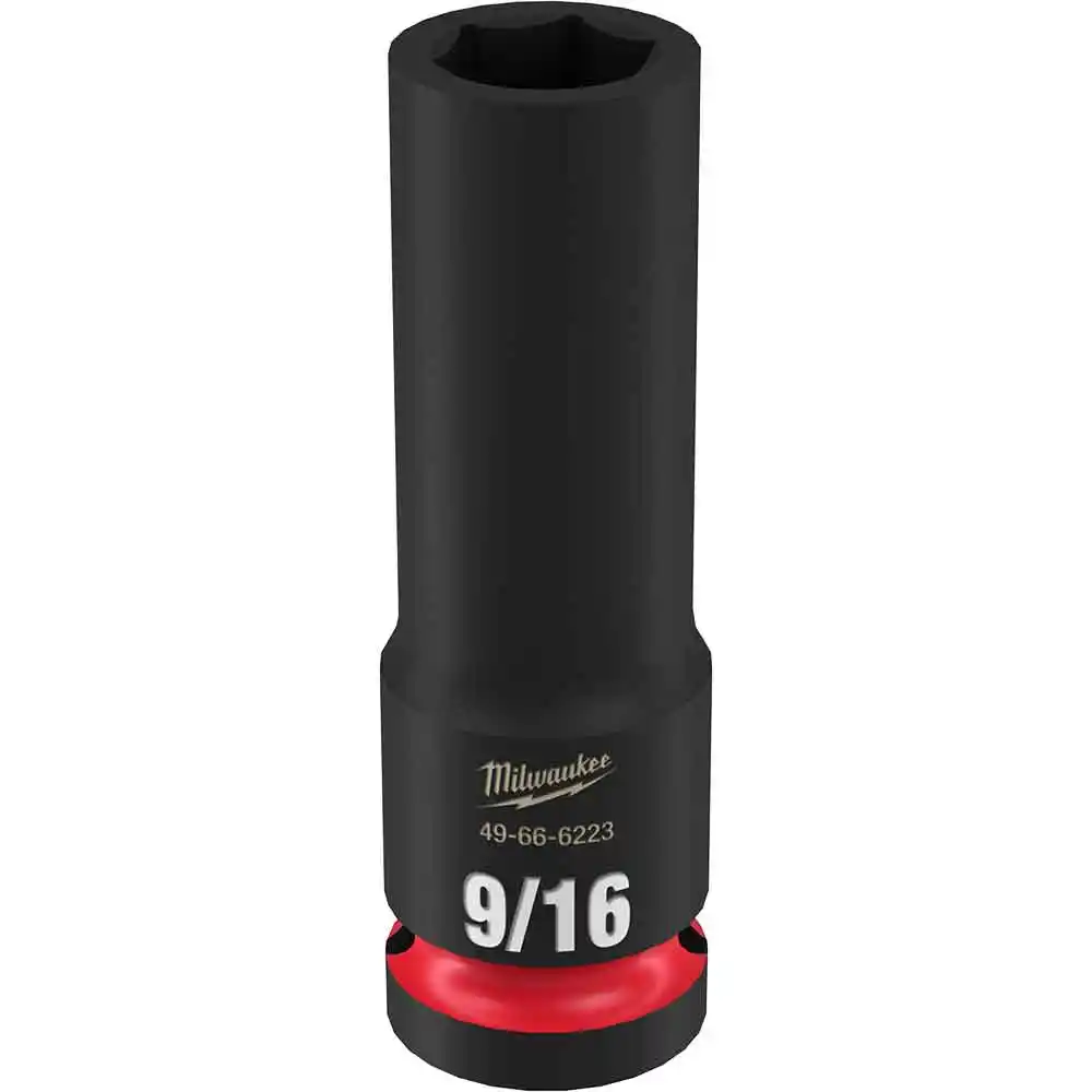 MILWAUKEE SHOCKWAVE 1/2" Drive 9/16" Deep 6 Point Impact Socket 49666223