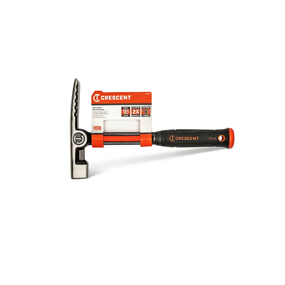 CRESCENT 24oz Steel Brick Claw Hammer CHSBK24