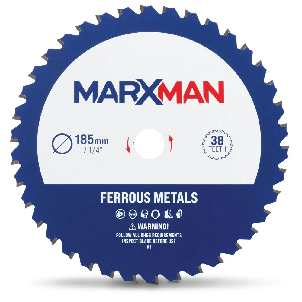 MARXMAN 185mm 38T TCT Metal Circular Saw Blade MMCSS18538