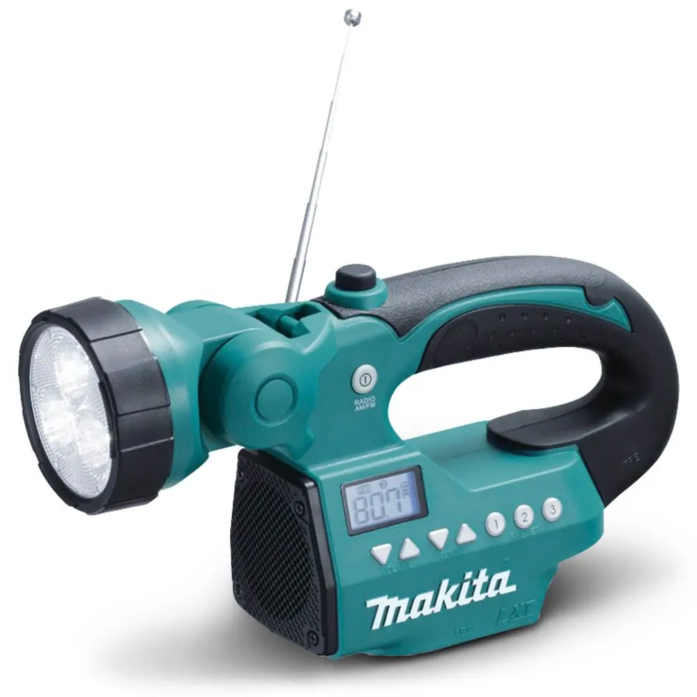 MAKITA 14.4/18V LED Torch with Built-in Radio Skin DMR050