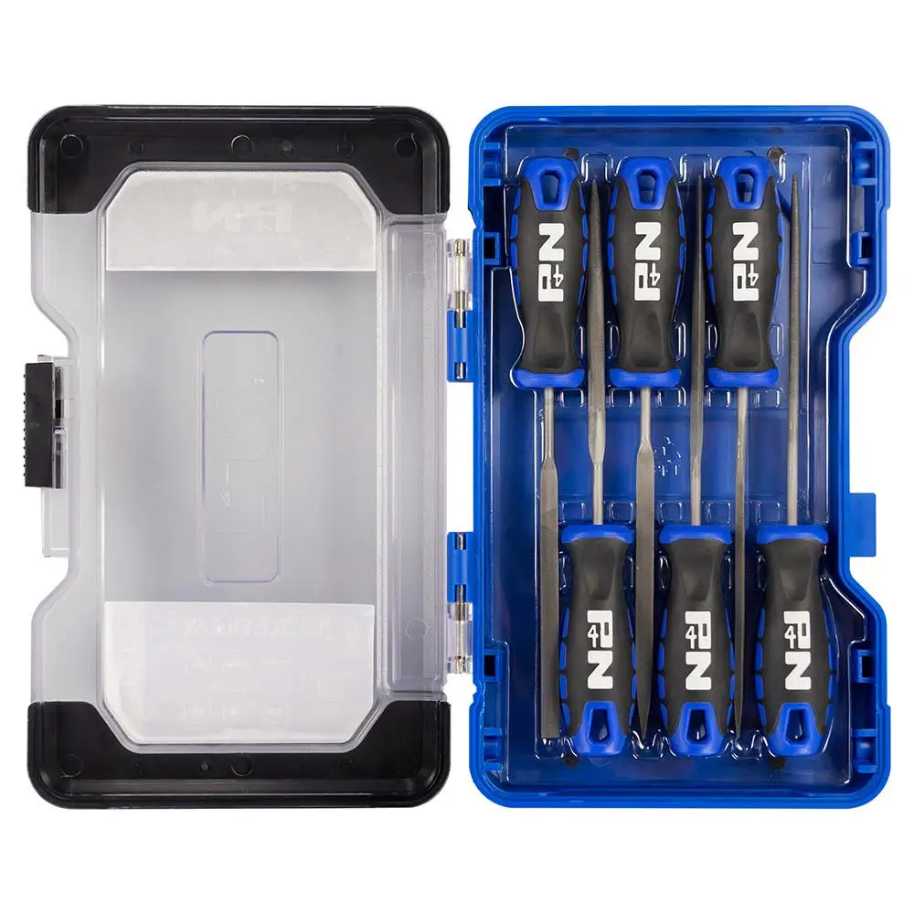 P&N 100mm File Set Precision In Case Handle - 6 Piece PW3416044