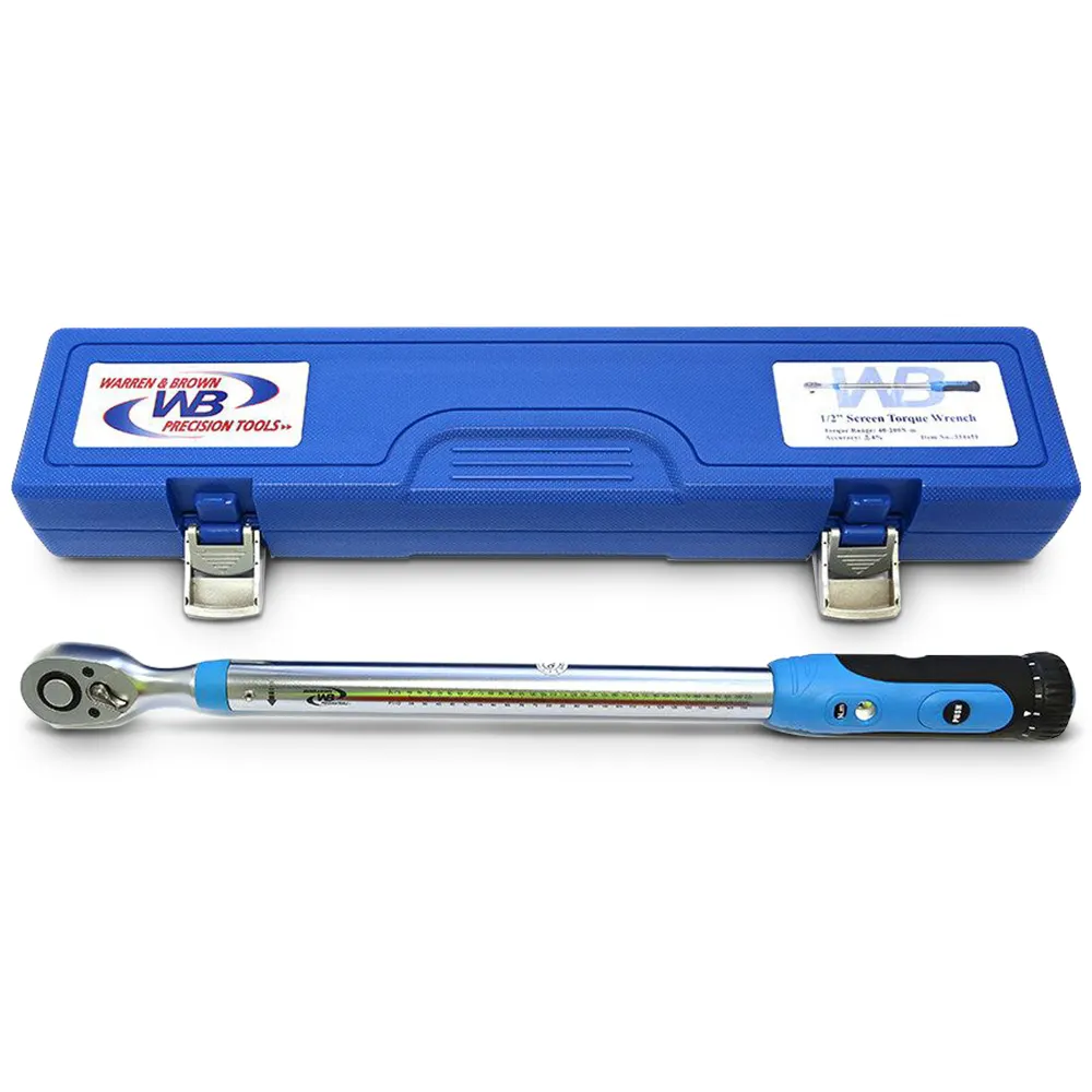 WARREN & BROWN 1/2inch 40-200nm Screen Torque Wrench 334451