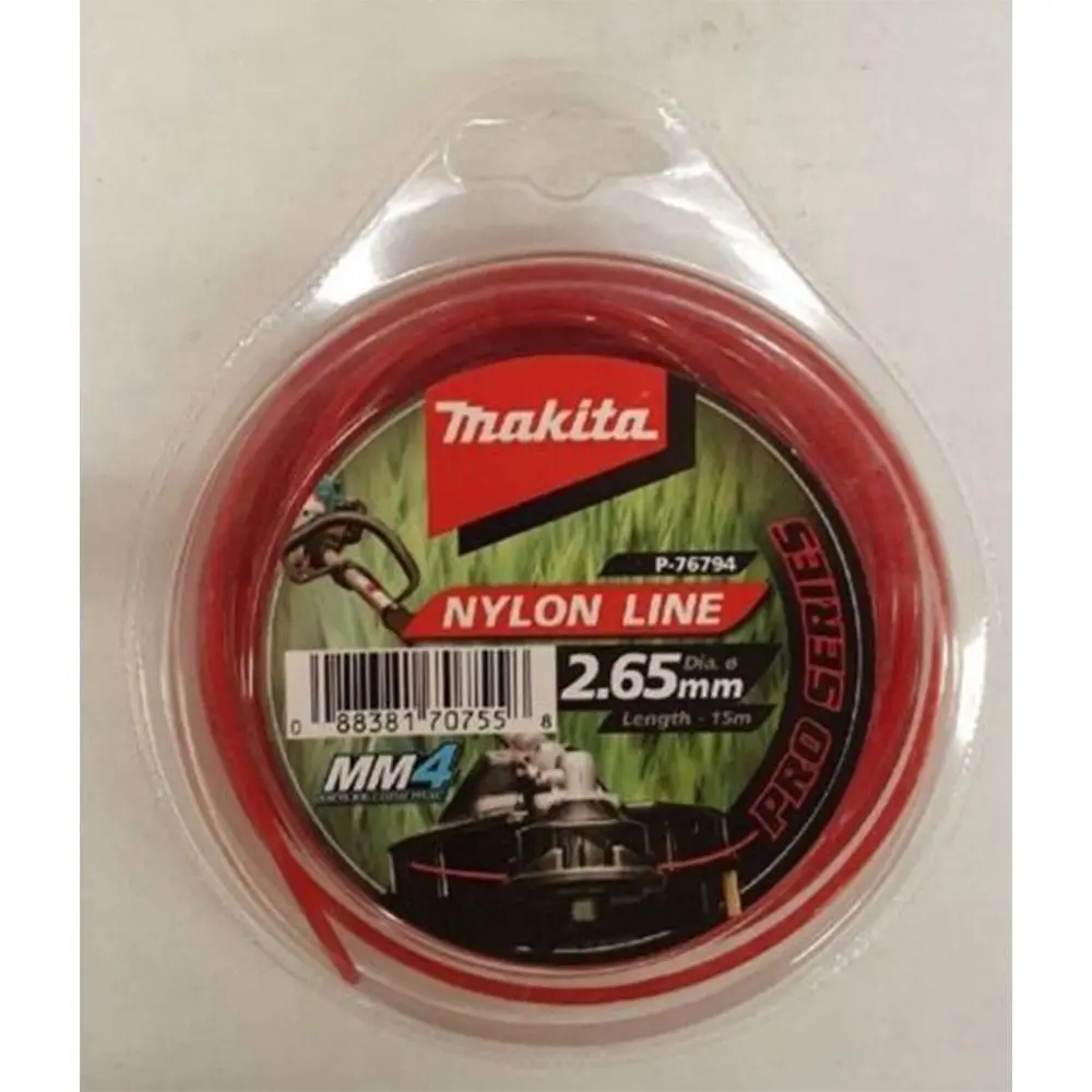 MAKITA 2.65mm x 15m Nylon Round Pro Line P76794