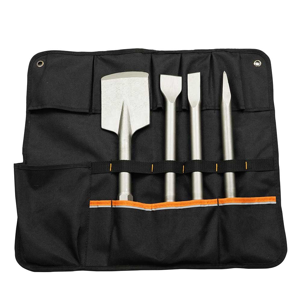 DETROIT 30mm-Hex Chisel Bit Set - 4 Piece DETHCS4